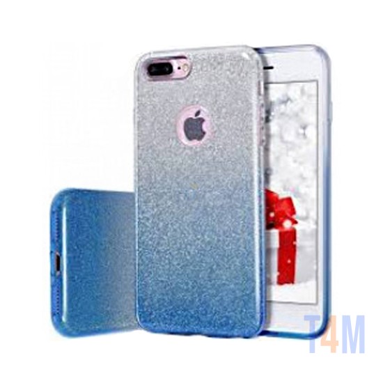 CAPA PREMIUM BLING SPARKLING PARA IPHONE XS MAX AZUL